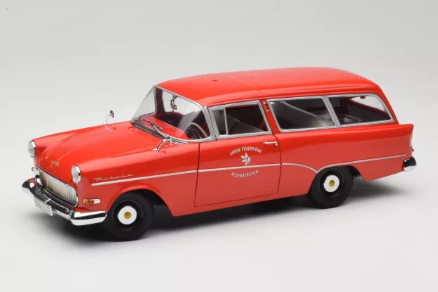 Minichamps Opel Rekord P1 Station Wagon Fire Engine Neuenkirchen 1958 1:18 43291